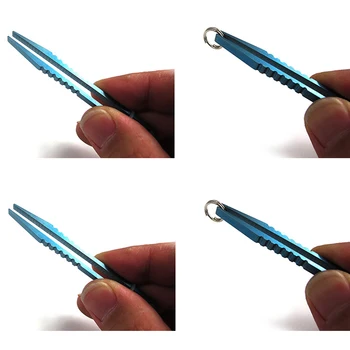 

New Outdoor EDC Tweezers Titanium Clips Ultralight Elastic EDC Size L Camping Kit Tools Camping Equipment