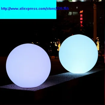 

PE round Dia.300mm RGB rechargeable battery outdoor light floating on water led swimming pool lamp 1w with remote with charger