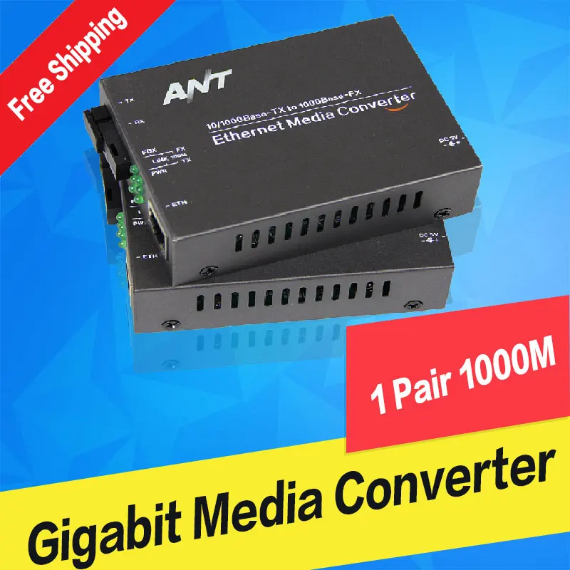 Gigabit media converter 10/100/1000 Мбит/с волокно оптический media converter волокно Ethernet коммутатор волокно Бесплатная доставка