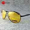 UVLAIK TAC lunettes de soleil polarisées hommes femmes Vision nocturne lunettes de conduite lunettes pilote jaune lunettes de soleil UV400 ► Photo 2/6