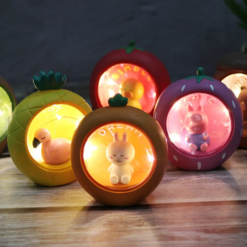 

3d Cartoon bedside lamp Pink Unicorn Night Lights Leisure Stars Lights Creative Decorations Night Lights Gifts Home Crafts 2020