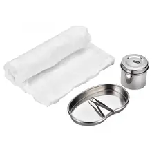 Комплект тату-машинки из нержавеющей стали, микроблейдинг, стерилизатор, комплект для дезинфекции, бак+ пластина+ Пинцет+ стерилизация хлопка