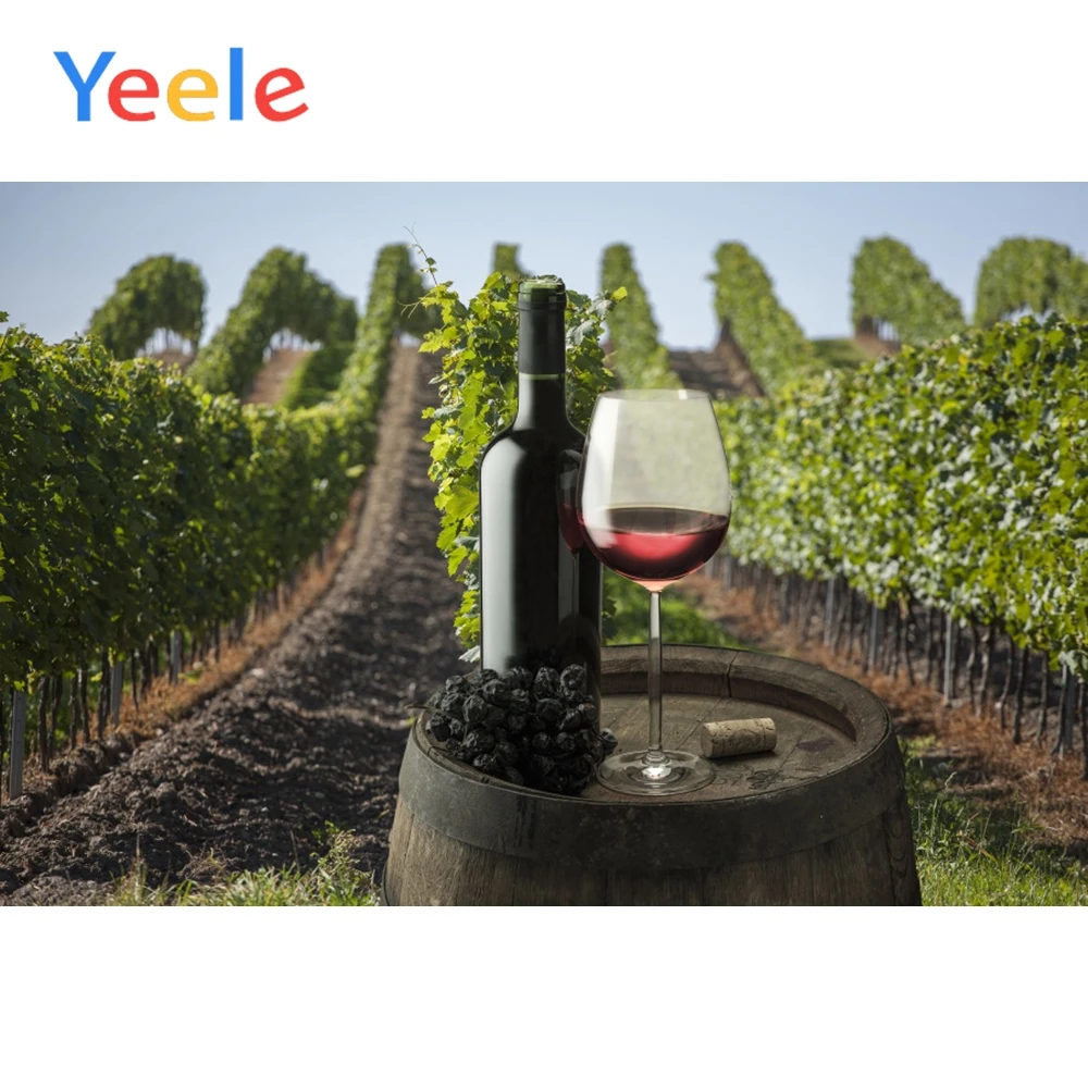 

Yeele Paris Grape Wine Posters Natural Scene Baby Photography Backgrounds Seamless Child Photographic Backdrops For Photo Studio