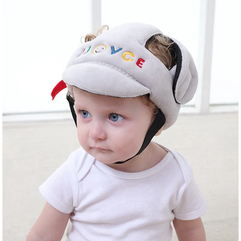 

Safety Helmet Toddler Cushion Bumper Bonnet Anti-collision Cap Hat Breathable Baby Safety Child Safety Baby Head Protector