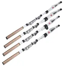 1,8 м-2,7 м телескопическая удочка с противоскользящей ручкой ультра светильник из углеродного волокна Спиннинг для соленой воды/Литье удочка для путешествий удочка для рыбалки