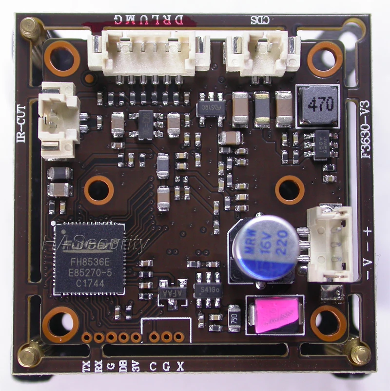 Плата PCB для модуля камеры видеонаблюдения SmartSense CMOS SC2135 + FH8536 TVI CVI (1080P) / CVBS (D1) 1/3