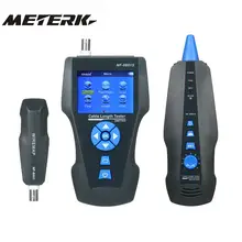 Тестер для телефонного кабеля электрическая линия поиск испытательный кабель тестер Ручной линейный кабель искателя детекторный Провод Измерительный инструмент для техобслуживание сети Collation для RJ45 RJ11 BNC металлический кабель PING/POE