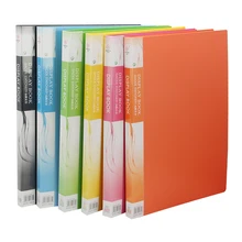 

1PC 60 Insert Plastic File Folder A3 File Folder Data Book Color Clip 8K Drawings Album A3 File Folder For Office Stationery