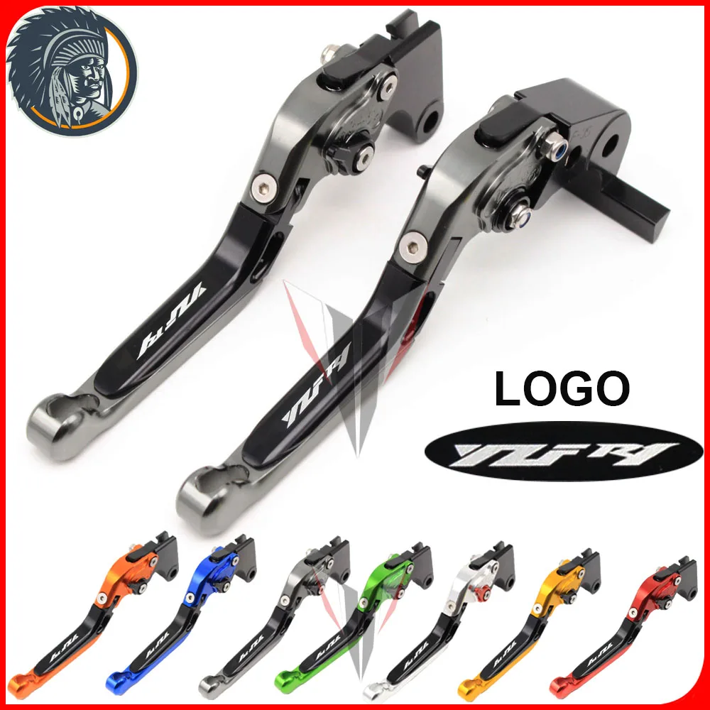 

fits For YAMAHA YZF R1 1999 2001 Motorcycle Adjustable Folding Extendable Brake Clutch Levers logo YZF R1