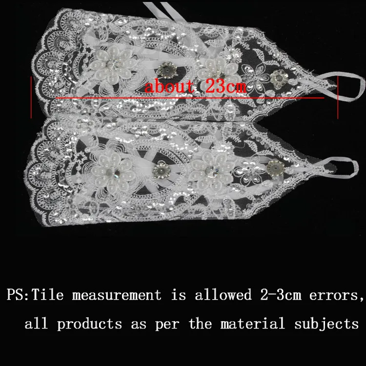 ZUOYITING белый кружева принцесса свадебные перчатки Модные женские длинные Дизайн с блестками свадебные платья перчатки свадебные аксессуары