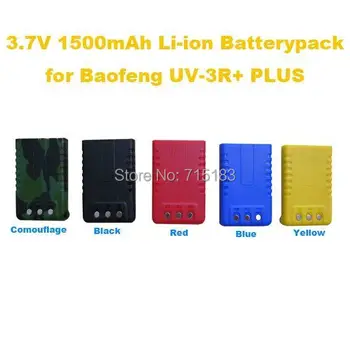 

Hot Sales Baofeng UV-3R+ Plus 3.7V 1500mAh Li-ion Replaceable Batterypack Baofeng Accessories Baofeng battery