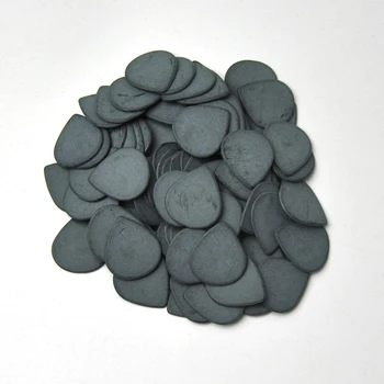 

100pcs Extra Heavy 1.5mm Teardrop Waterdrop Delrin Jazz Guitar Picks Plectrums Black