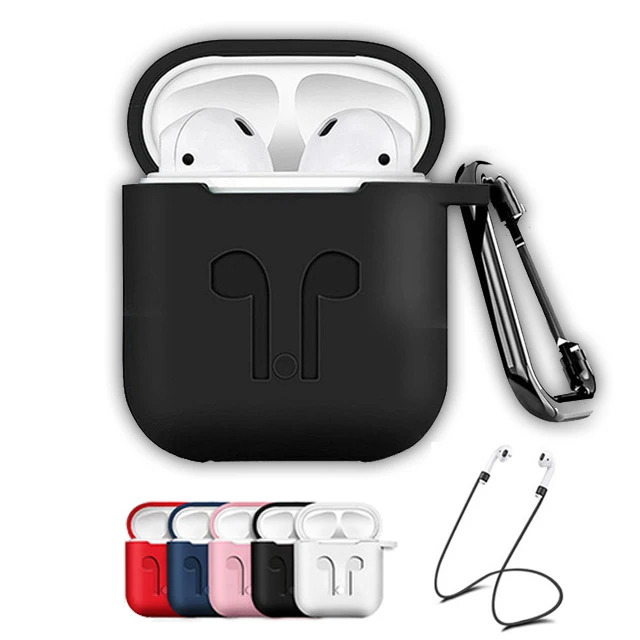 Мягкий силиконовый чехол для Apple AirPods противоударный защитный наушников