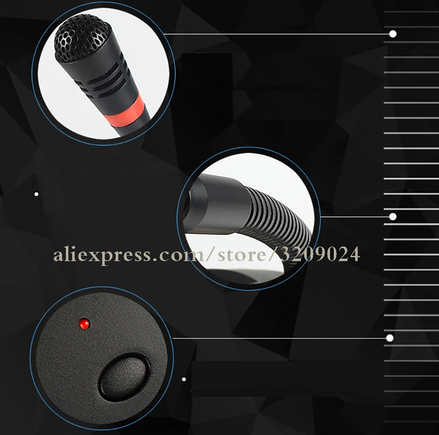 8-канальный беспроводной микрофон конференц-связи емкость Gooseneck интерферная Конференц-система с 8 микрофонами 1 приемник