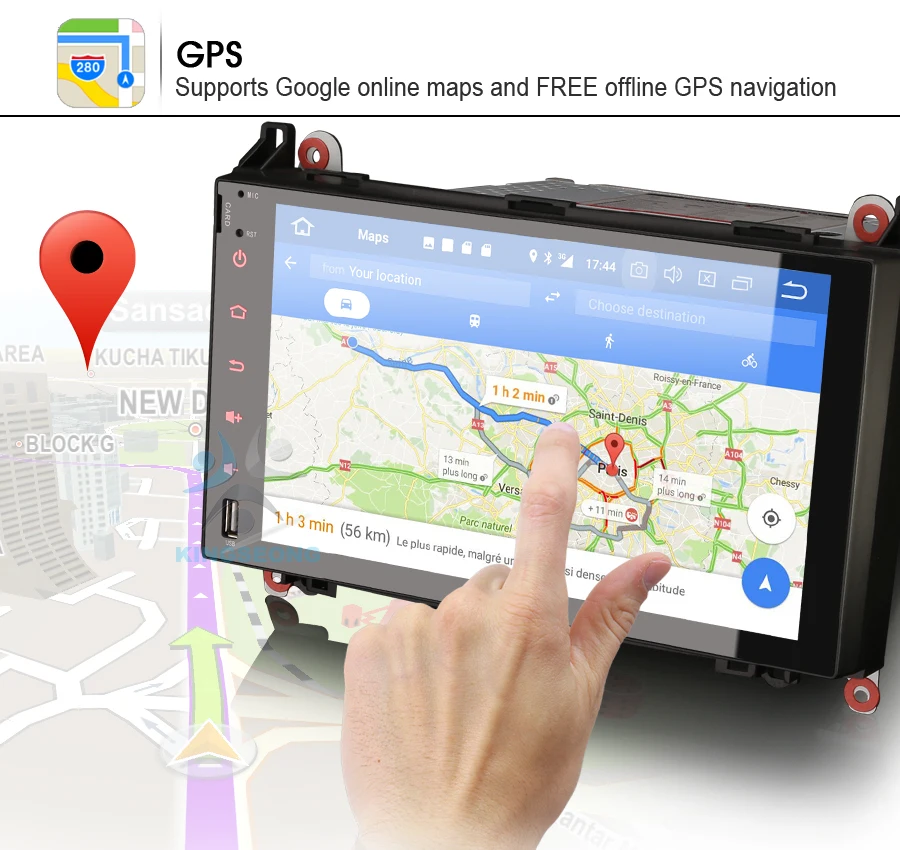 Excellent 9" Android 8.0 Autoradio Car Stereo GPS DAB+ DVR SD BT Car Multimedia Player For Mercedes Benz Sprinter Bluetooth WiFi 3G 18