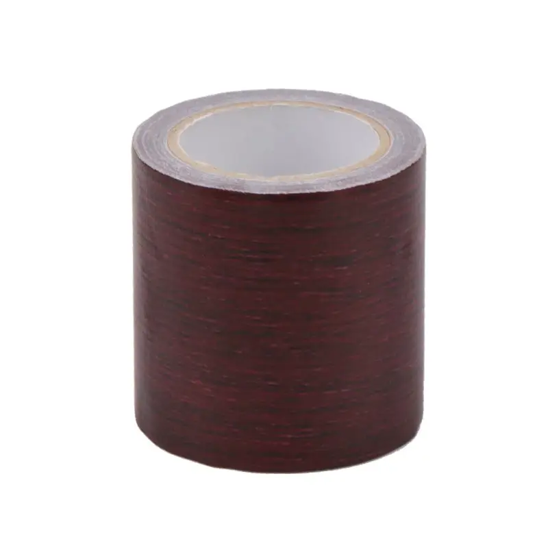 5 м/рулон реалистичной древесины ремонт Adhensive клейкая лента 8 цветов для мебели - Цвет: Dark Walnut