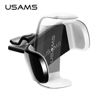 USAMS Universal Car phone holder for iPhone 12 11 Pro Max 6 7 8 X 5 5s se Samsung Huawei xiaomi Phone Holder Car Air Vent Mount 360 Ratotable Phone Holder