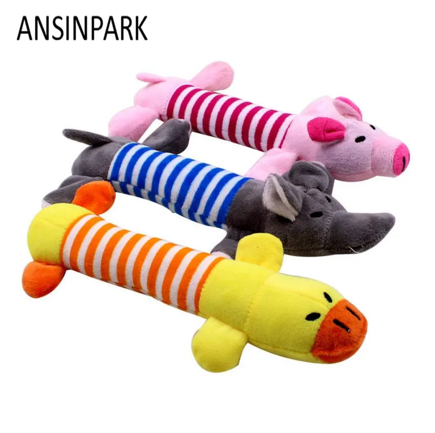 ANSINPARK animal chew toy dog cat vocalization in cloth dolls toys sustainability pet dog accessories products high quality W666