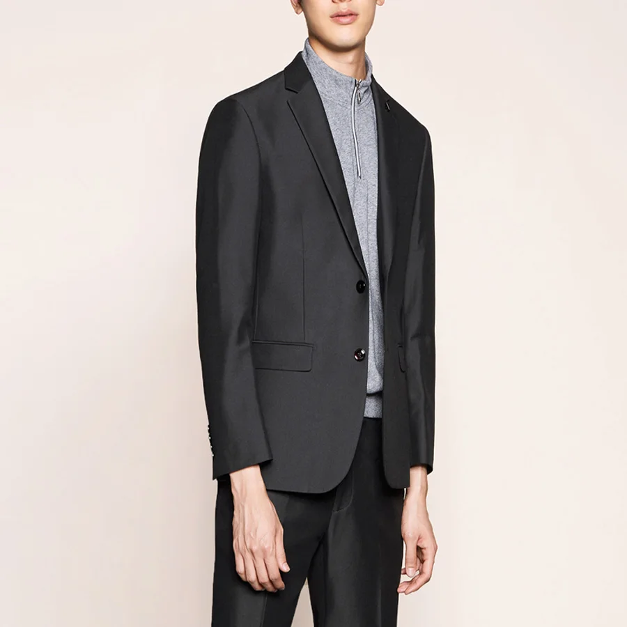 Casual Business Style Suit Groom Tuxedos Wedding Suit Blazer Men 2Pcs (Jacket+Pants) Straight Single Breasted Men Suits 2019