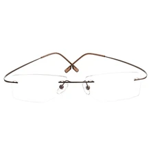 Модная металлическая оправа для очков без оправы оправа для очков