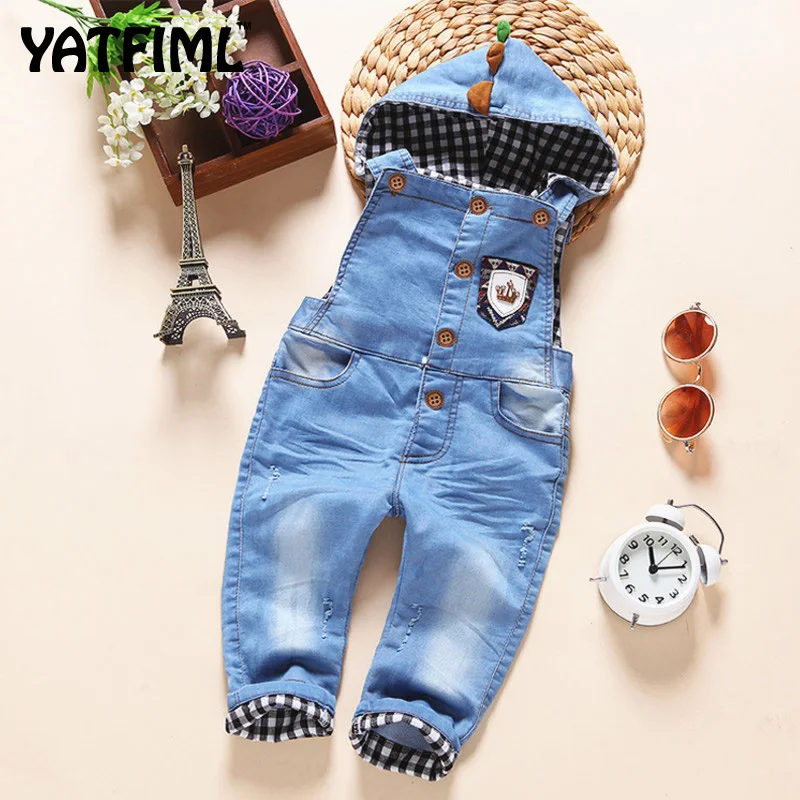 YATFIML Kids overalls summer spring overalls baby Jeans jumpsuite for