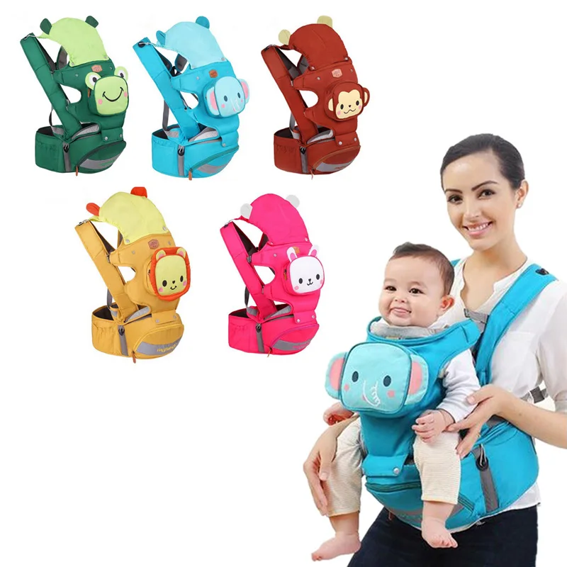 

3-36 Months ergonomic baby carrier 4 in 1 Breathable Front Facing newborn infant kangaroo baby carrier with hipseat Backpack