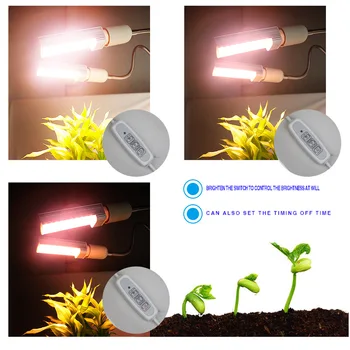 

Plant Growth Light Cycle Timing Clip Design Full Spectrum LED Corn Growing Lamp JDH99