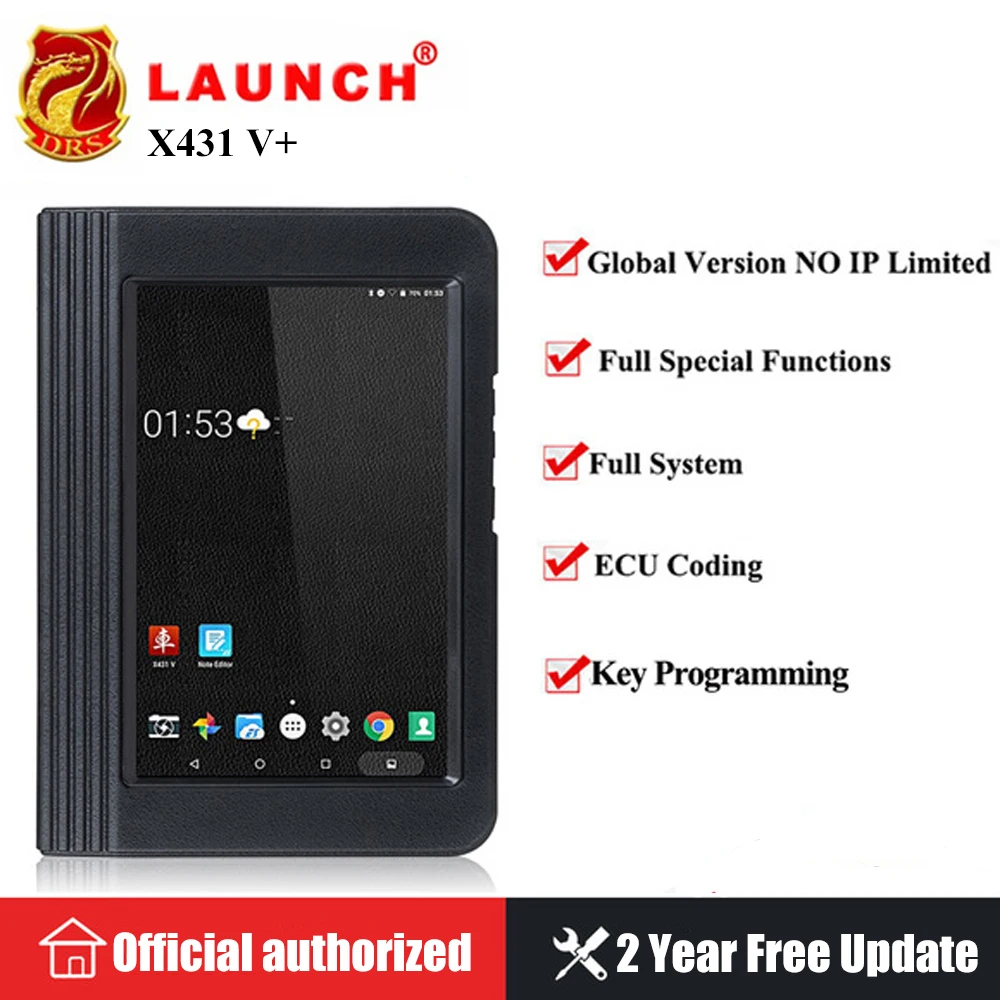 

Launch X431 V+ X431 V Plus Automotive Tools OBDII Diagnostic Scan Tool Full System Wifi Bluetooth OBD OBD2 Scanner ECU Coding