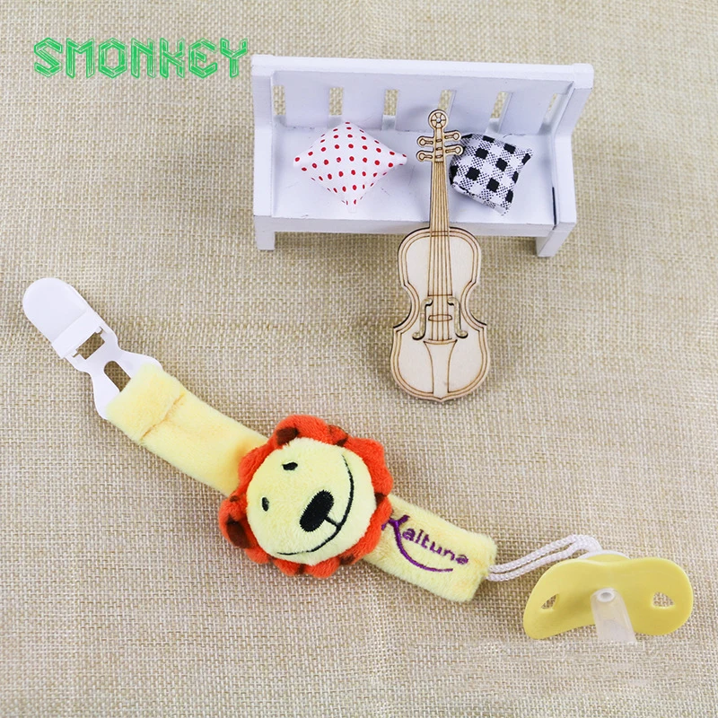 Buy Funny animal dummy pacifier leash chains clips