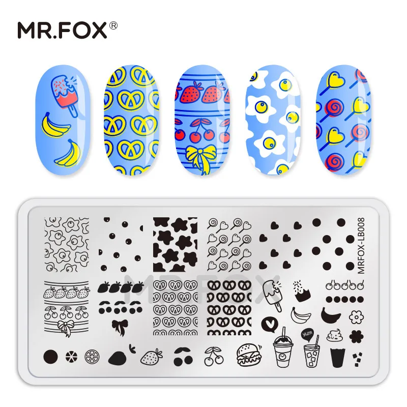 Мистер Фокс доска для ногтей океан Единорог лицо животное картина доска для ногтей