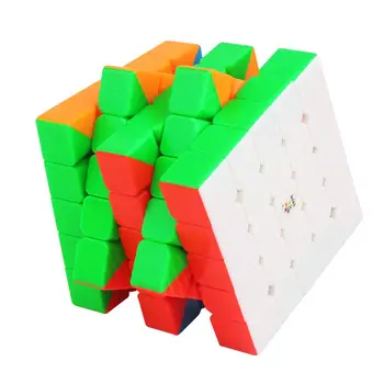 

5x5 6.25CM Smooth Fluorescent 6 Colors Magnetic Magic Cube