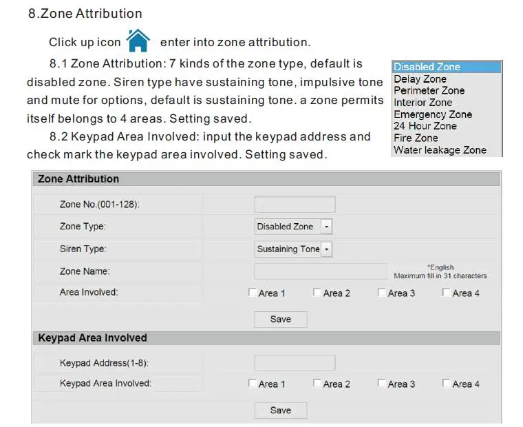 Focus FC7688Plus Board Only Wired Security Alarm System 8 Wired Zones PCB Board Without Box sos alert device