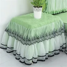 Домашний декор, кружевная прикроватная скатерть, 50x60 см, декоративная Плотная хлопковая скатерть для стола, чехол от пыли, качественная кружевная скатерть, скатерть для стола