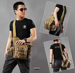 Рюкзаки Пеший Туризм Человек в стиле милитари прочные сумки на плечо многофункциональный Slr сумка через плечо сумка Камуфляж