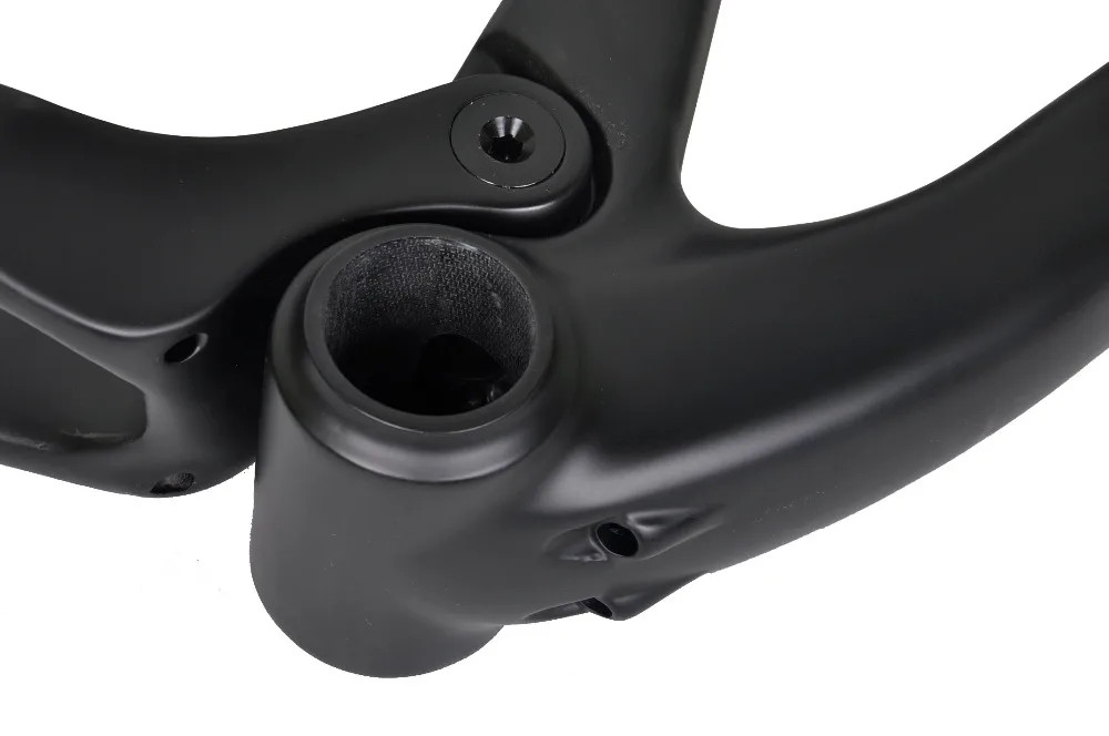 Cheap new coming! dengfu 2018 newest EPS M06 29er mtb bike UD matt/glossy BB92 29er full suspension mtb frame XC hot selling 142mm 5