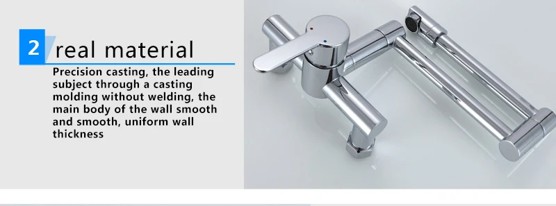 Kitchen Sink Faucets Brass Chrome Fold Kitchen Faucet Extension Hot&Cold Water Kitchen Faucets Mixer Tap Folding Bar Sink Faucet (12)