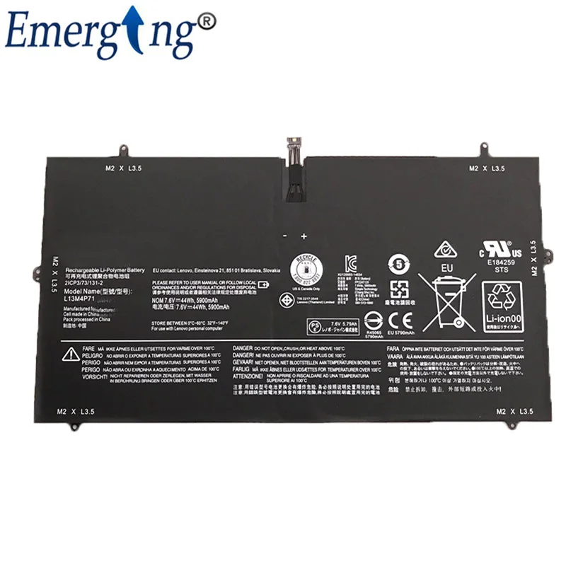 Новый оригинальный аккумулятор для ноутбука Lenovo YOGA 3 PRO L14S4P71 7 6 В 44Wh|Аккумуляторы