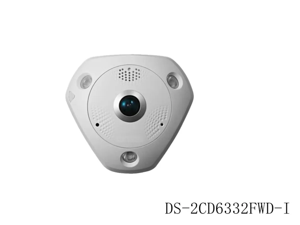 Original DS- 2CD6332FWD-I Instock 3MP Fisheye View 360 Surveillance CCTV IP Camera Support SD Card Support PoE With IR