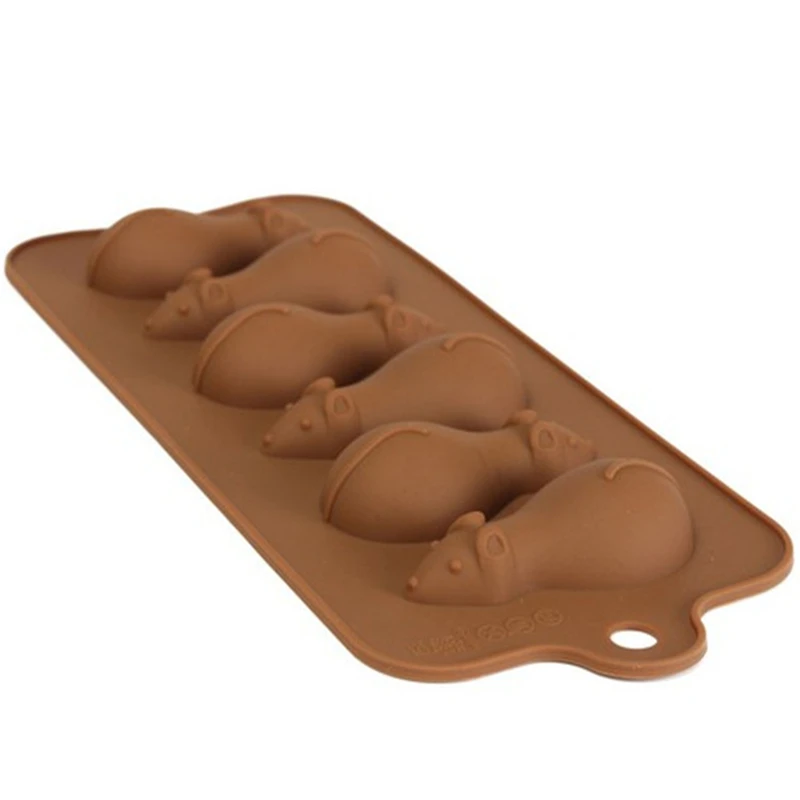 Wishome FDA Экологичные Мышь формы силиконовые торта просто Применение украшения