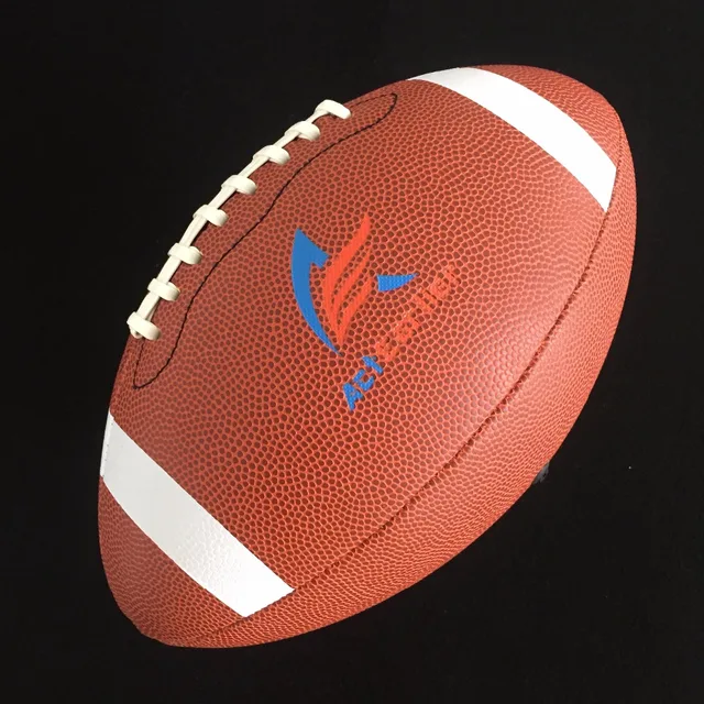 ActEarlier Sports Balls Official Size 9 American Football Rugby Ball PU leather Rugby For Training Gift Entertainment Kids Toy