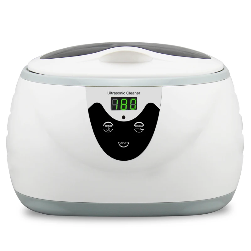 

JP-3800S Ultrasonic Cleaners Bath 600ml 35W 40kHz Ultrasonic Washing Money Coins Jewelry pedicure Nail art tools cleaner Gift