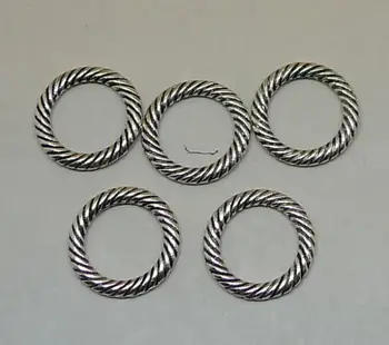 

A2061 circle 300pc / bag of 0.4 grams of 12x1.3x8.5mm antique silver alloy jewelry accessories wholesale