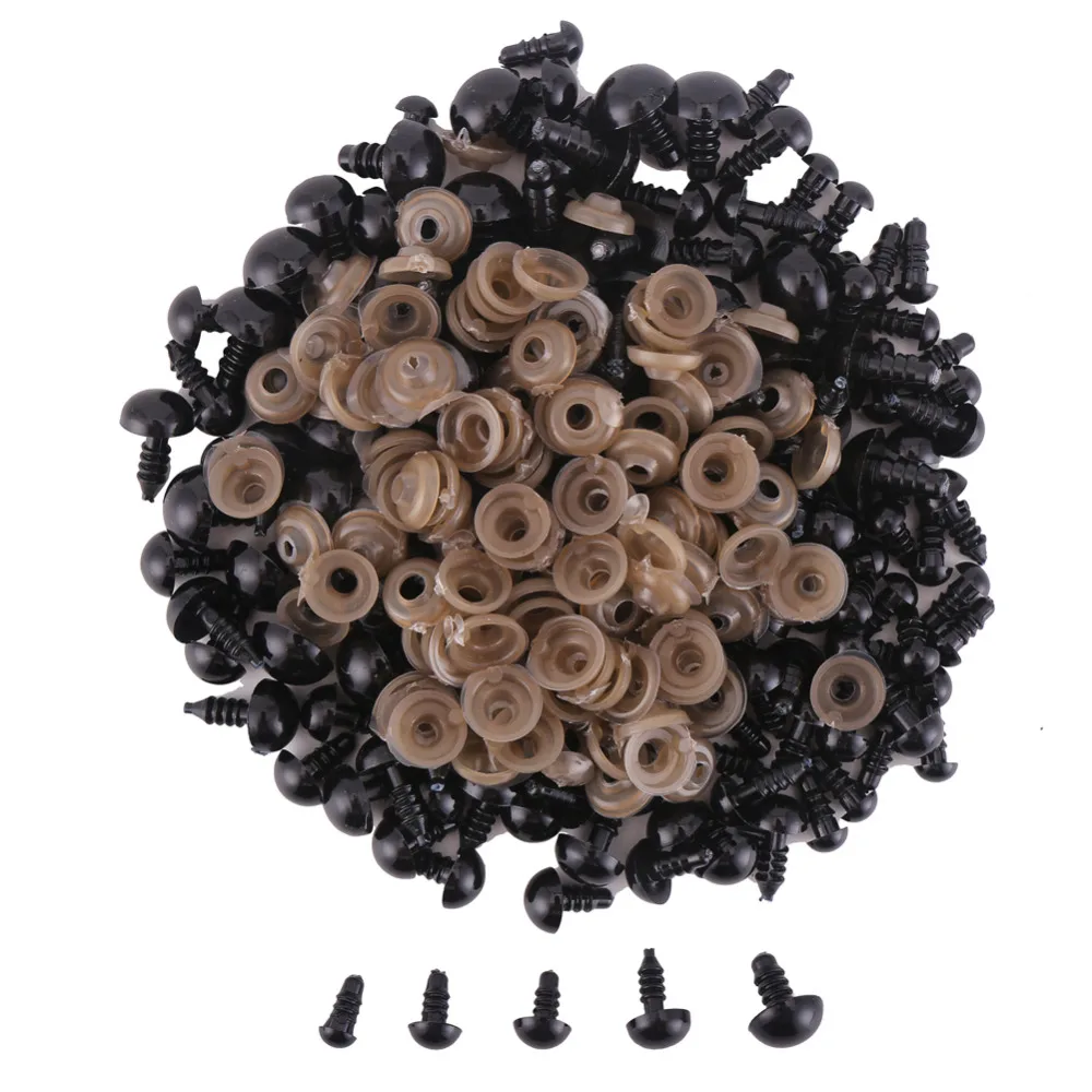 

CCINEE 100PCS Threaded Eye Doll Eyes For DIY Craft Supplies