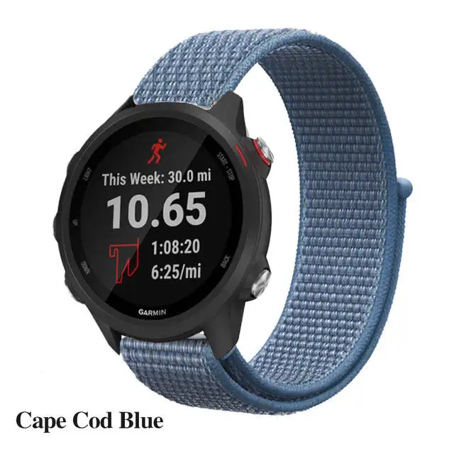 Нейлоновый ремешок-петля для Garmin Forerunner 245 M/Garmin vivoactive 3 Forerunner 645, Смарт-часы, браслет, ремешок для часов - Цвет: 4