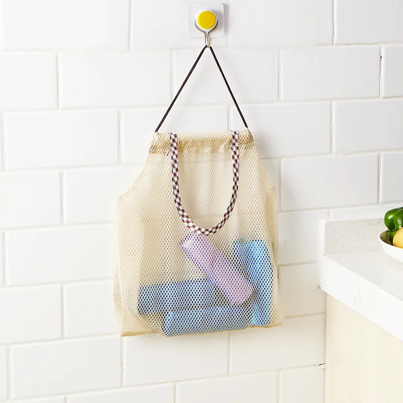 Кухонные Висячие Длинные сумки для хранения картофеля лук Garlics сумка Чистая сумка сумки