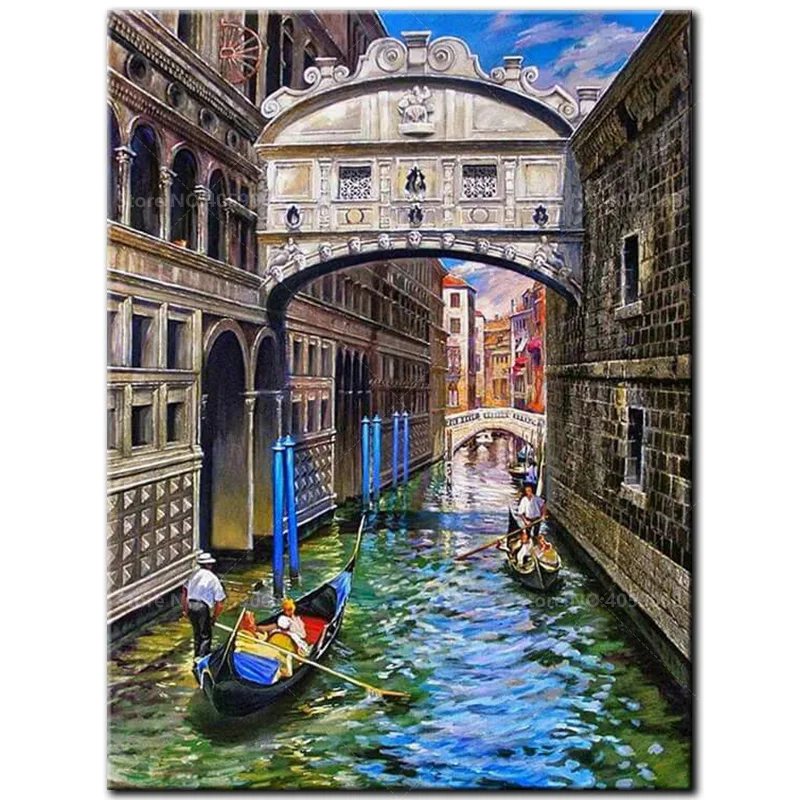 

5D DIY diamond Painting Cross Stitch Venice Scenery full square Diamond Embroidery Mosaic Home Decoration Gift A1210