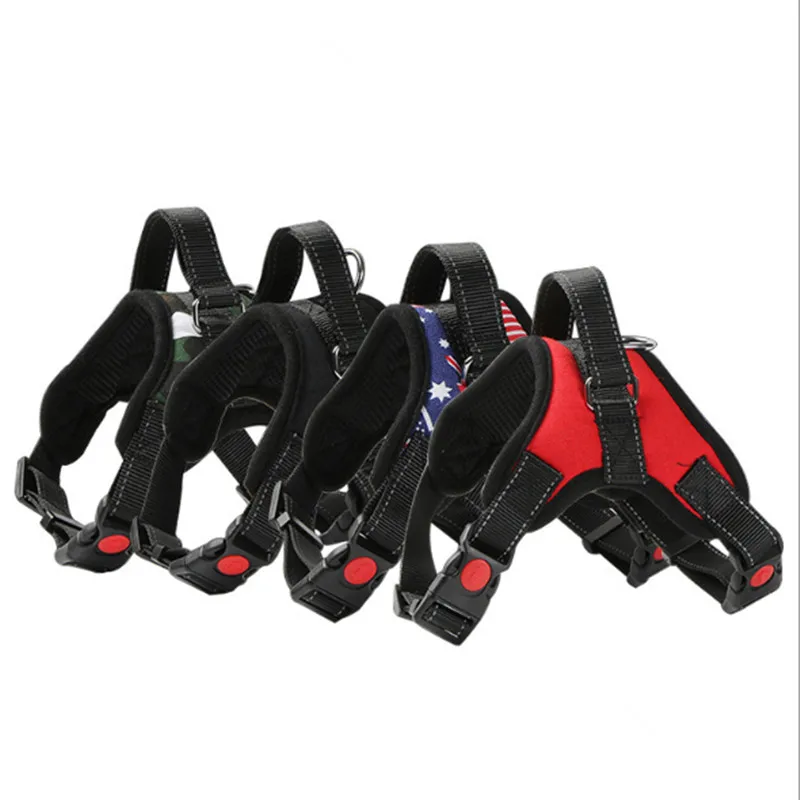 Pet Products For Large Dog Nylon K9 Pet Dogs Harness Collar for Small Medium Large Dog Walking Hand Leads Chihuahua Dogs Harness.jfg