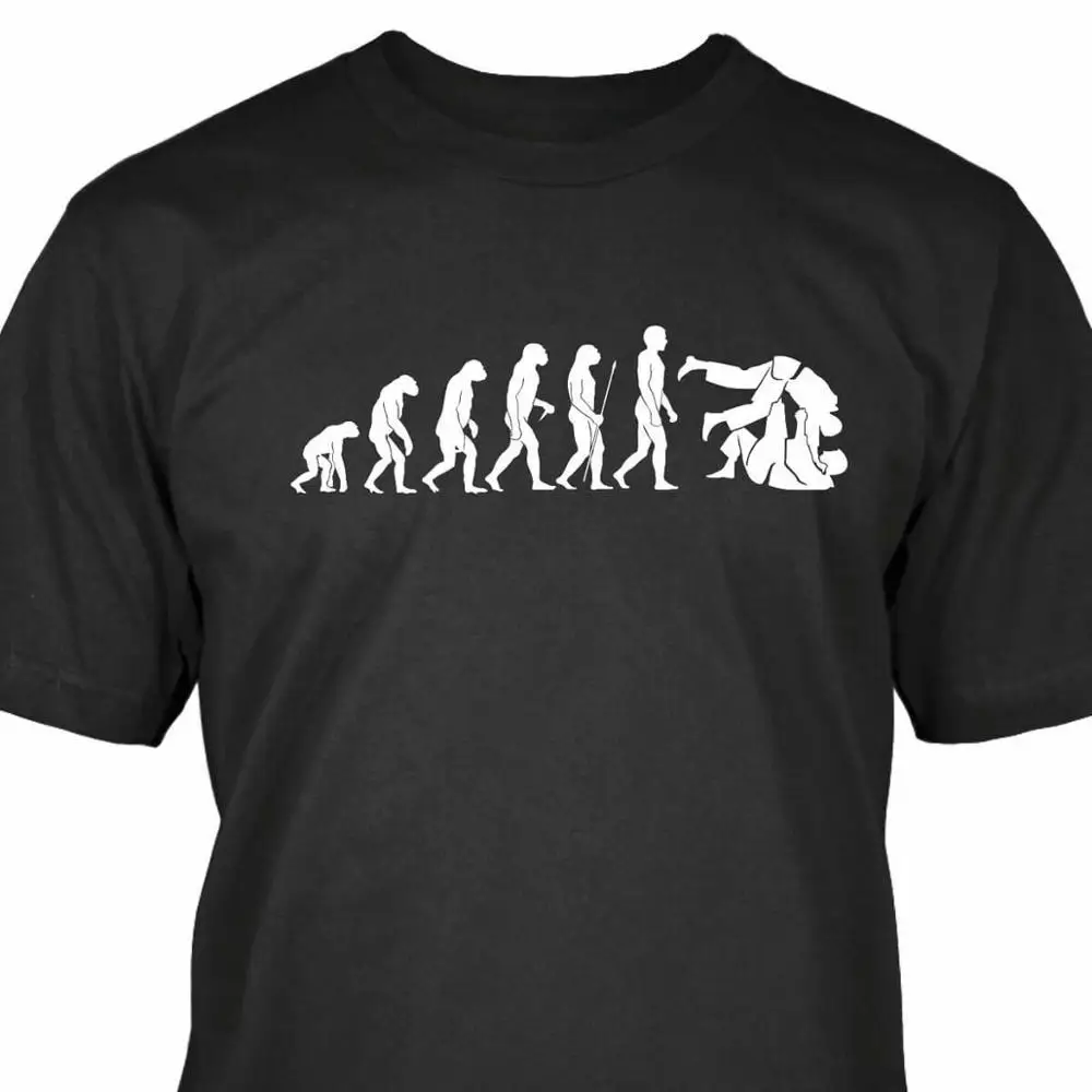 Judo Evolution T-Shirt for Male Short Sleeves Cotton Classic Sleeveless T Shirt | Мужская одежда