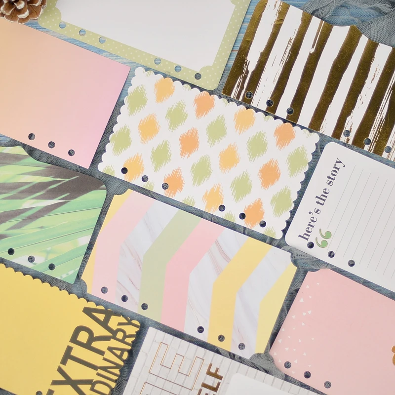 

Lovedoki Original Handmade Index Divider Creative Notebook Planner Accessories Decorative Diy Card Stationery School Supplies