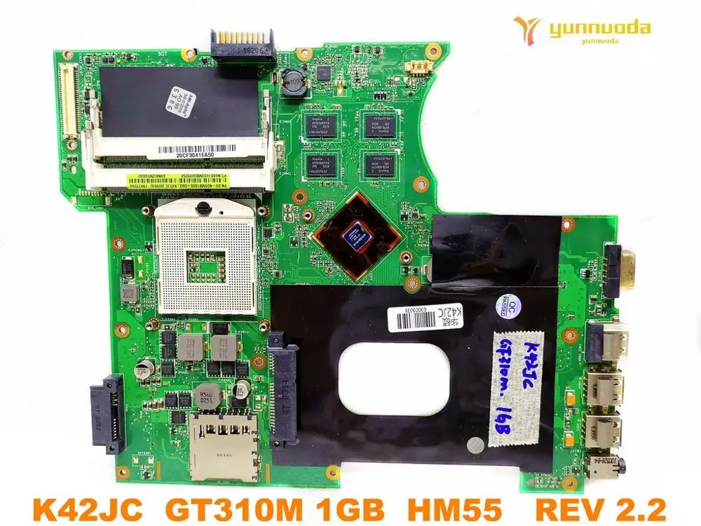 

Оригинальная материнская плата для ноутбука ASUS K42JC GT310M, 1 ГБ, HM55 REV 2,2, тестирование, хорошая бесплатная доставка